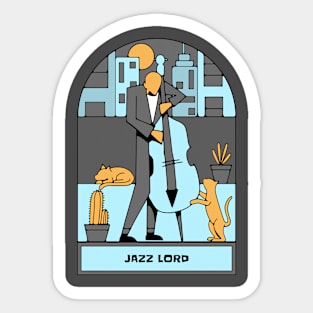 Jazz Lord (version 1) Sticker